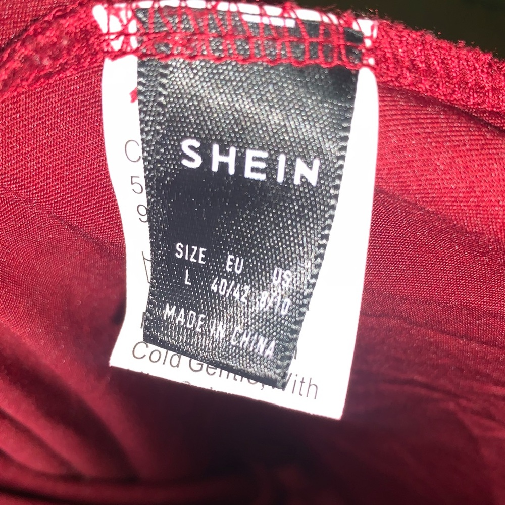 SHEIN Red Mini Dress Size Large - Picture 4 of 5